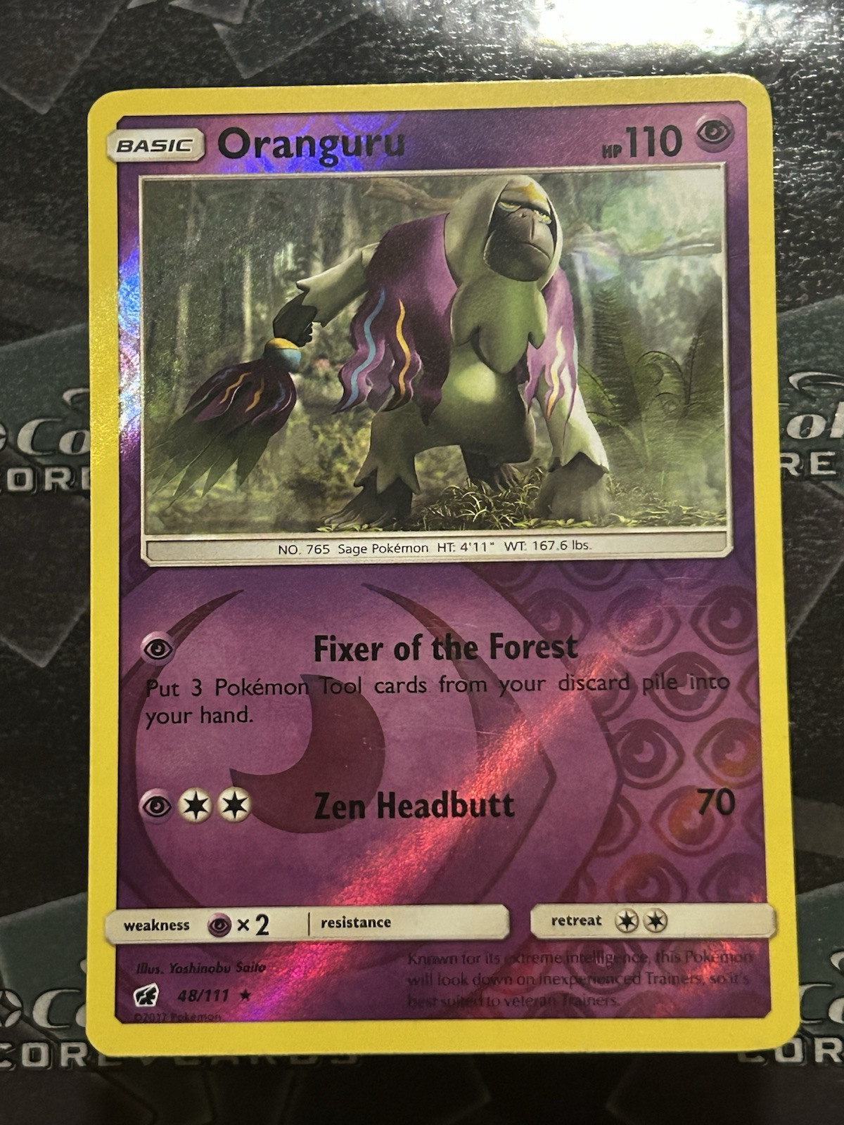 Oranguru 48/111 Sm-Crimson Invasion Reverse Holo