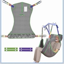 Universal Full Body Patient Lift Sling, Patient Lift Medical Sling for Bed Po...