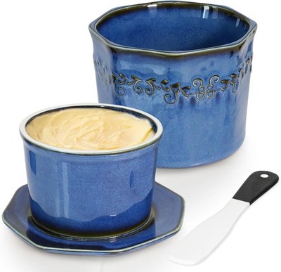 French butter dish, 280 g butter dish, water-cooled, French water butter dish