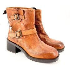 Roan by Bed Stu Spry Leather Engineer Booties...