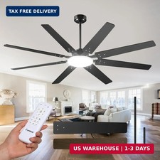 72 inch Ceiling Fans with Lights,Large Ceiling Fan with Light and Remote Control