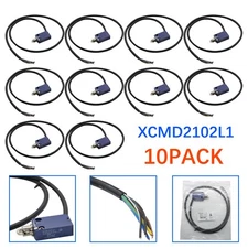 10PC For XCMD2102L1 Travel Limit Switch Sensor XCM-D2102L1 Metal Head 1NC/1NO 6A