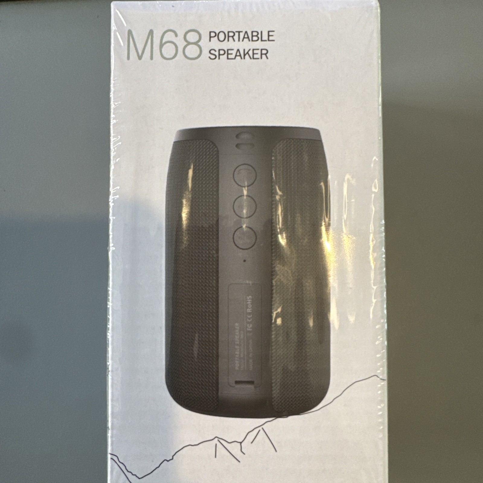 MusiBaby M68 Wireless Bluetooth Speaker with Rich Bass in Black