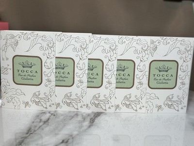 Tocca Giulietta Eau de Parfum Sample Lot of 5 1.5ml Each Brand New