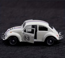 Volkswagen Beetle Herbie Vintage 1:36 Scale Diecast Model Retro Classic Car Gift