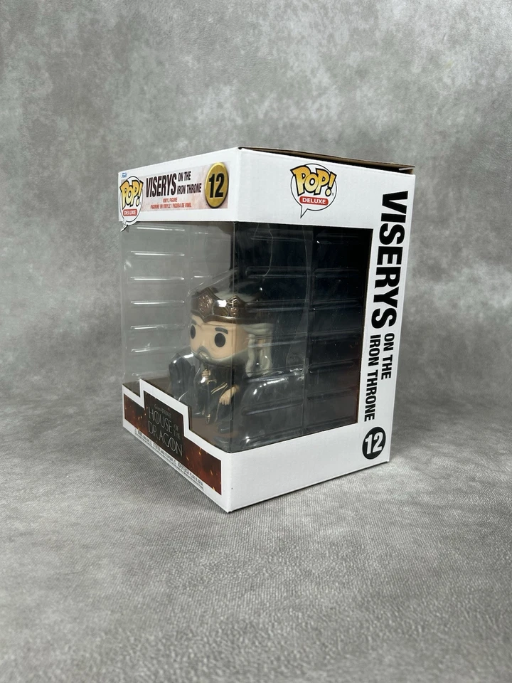 Funko Pop! - House Of The Dragon - Viserys On The Iron Throne #12 - Novo em folha 💎 - Imagem 2 de 4