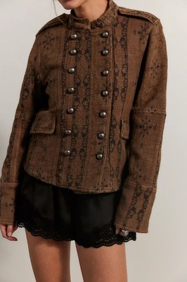 Freepeople Lotty Jacquard Band Jacket