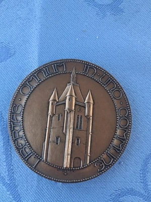 Médaille en bronze Libertas omnium in uno commune , conseil general de la somme - Photo 1/2