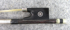 BEAUTIFUL Vintage German Pernambuco Silver Mounted Violin Bow - Must See