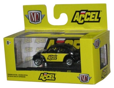 M2 Machines Castline 2019 Accel Volkswagen Schwarz Gelb Spielzeugauto