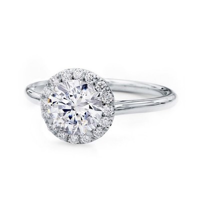 Platinum Diamond Designer Ring CVD Lab Grown IGI 1.80 Ct E F VVS Round Cut PT950