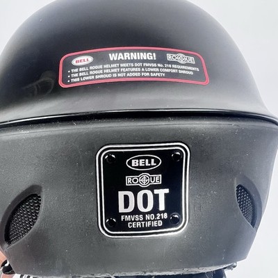 Bell Rogue Open Face Motorcycle Street Helmet DOT Solid Matte