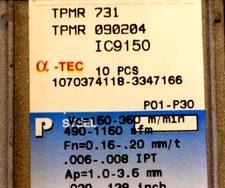10   PCS  ORIGINAL  INSERTS         TPMR 090204 IC9150