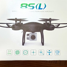 85 L Ready to Fly Remote Control 4-Axis Camera Drone w/ 360 Feature