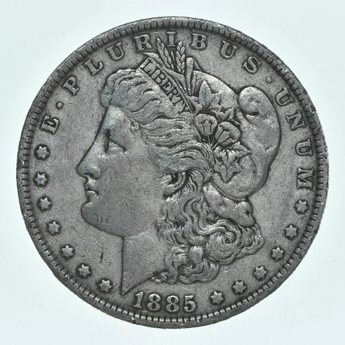 VF 1885-O Morgan Silver Dollar (1 coin) *8021