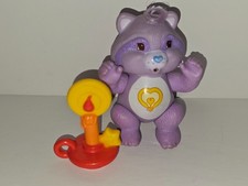Vintage Kenner 1980s Care Bears Cousins Poseable - Bright Heart Raccoon w/ Flame