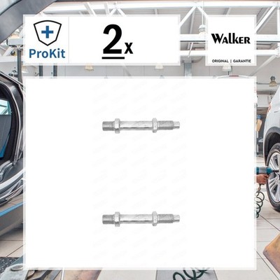 2x ORIGINAL  Walker Schraube, Abgasanlage für Nissan MICRA III JUKE QASHQAI