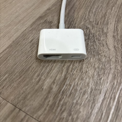 Genuine Apple Lightning AV Cable to HDMI Port Adapter for iPhone 14 13 12 11 XR - Afbeelding 2 van 4