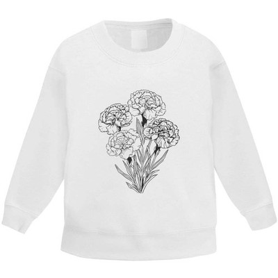 Kinder Sweatshirt / Pullover / Pulli ''Carnation Flowers'' (KW052715)