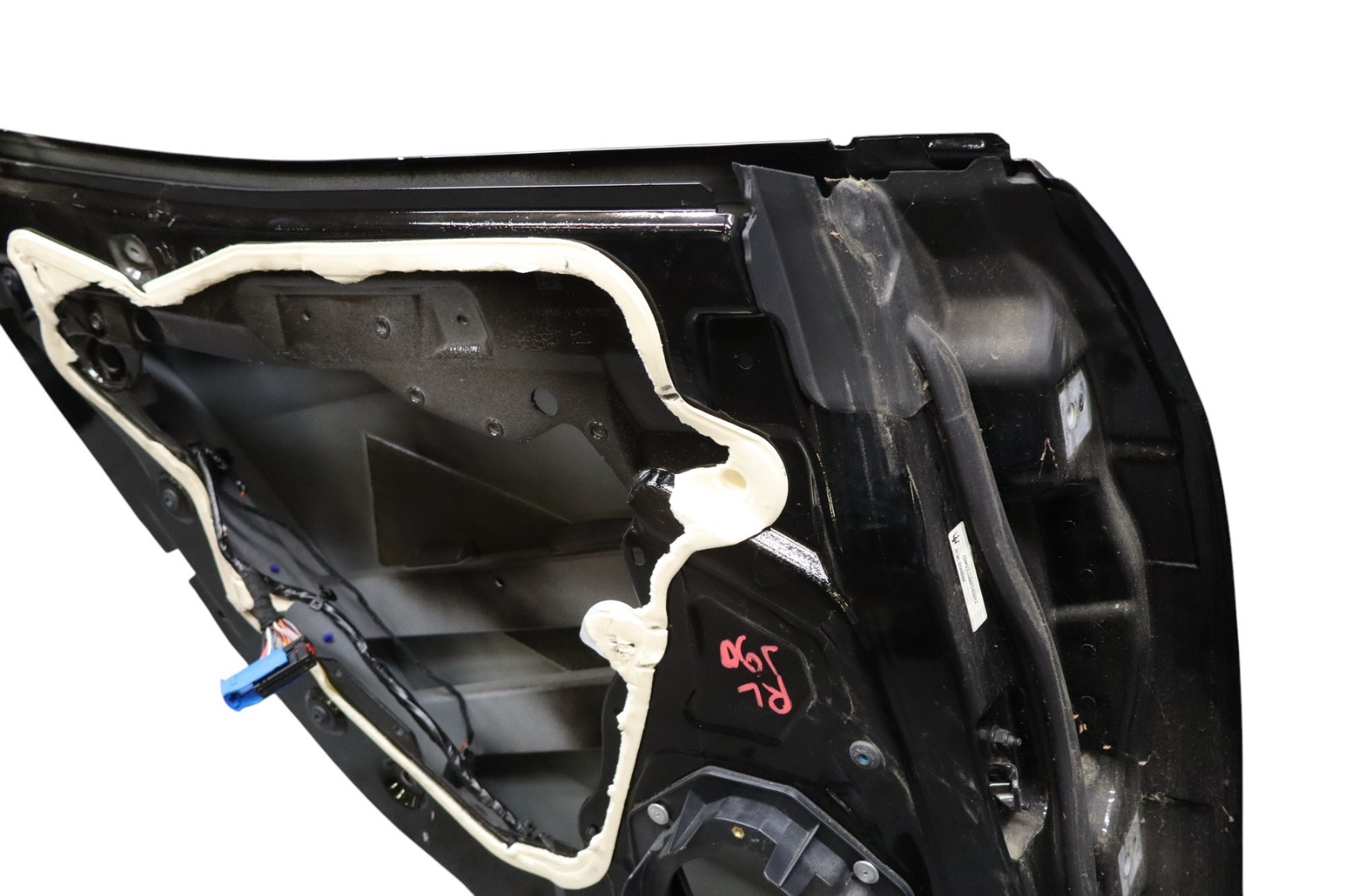 14-22 Maserati Ghibli Rear Left Driver Side Exterior Door Shell Panel Black Oem