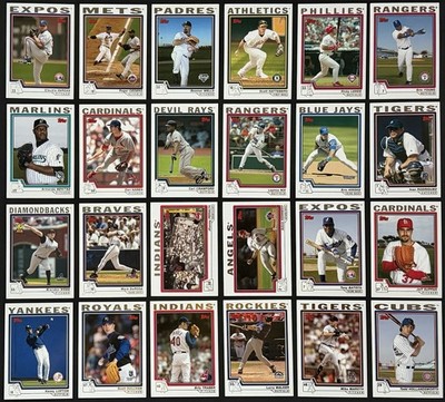2004 Topps - Baseball Cards - #489-732 - Complete Your Set - You U Pick