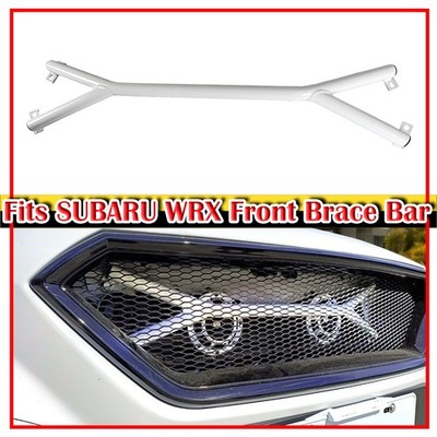 Painted White Fits SUBARU WRX VB 5th Sedan/Wagon Aluminum Front Brace Bar 22-26
