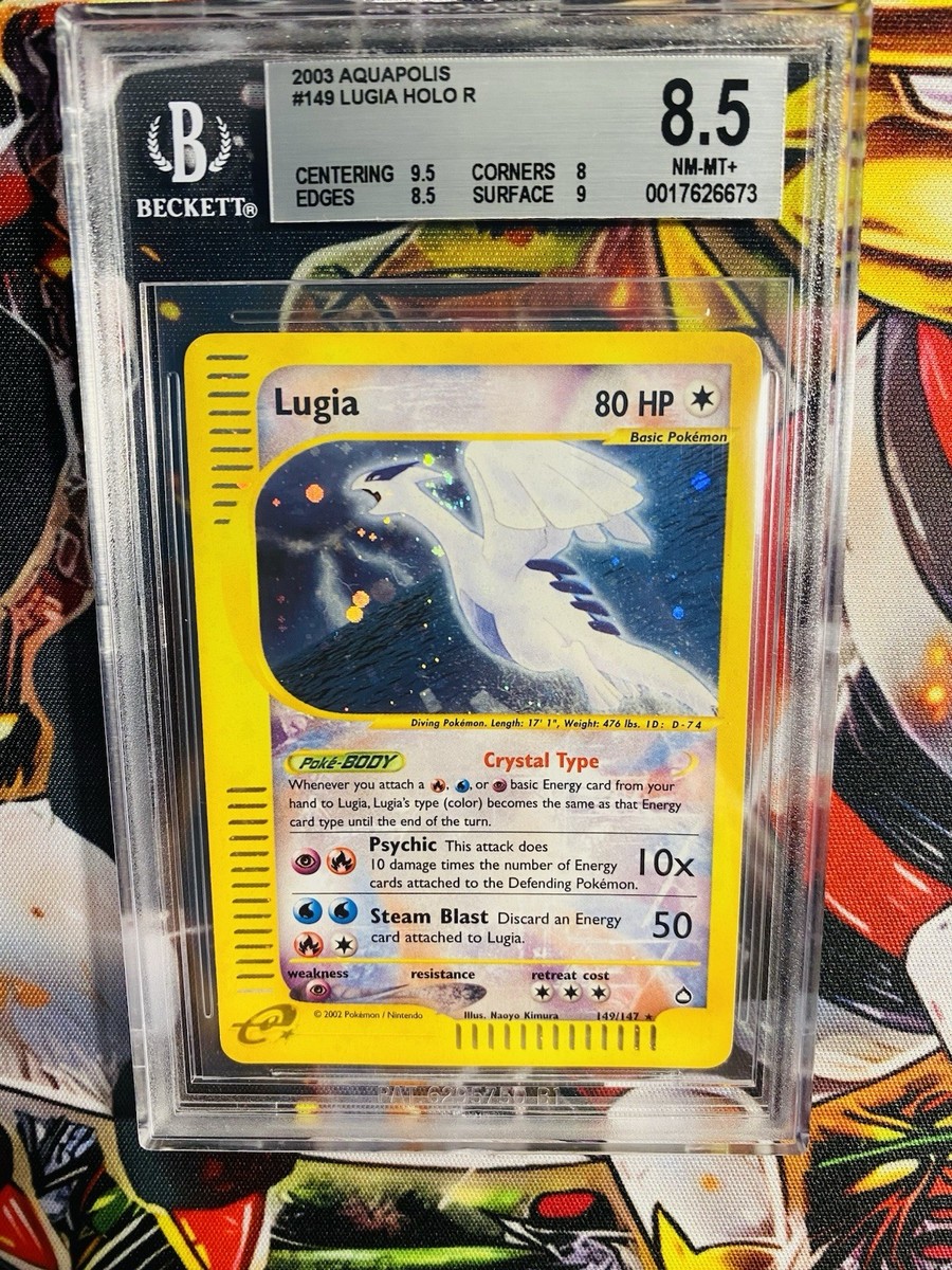 Lugia Crystal 🧨#149/147 Aquapolis 💧Holo ENG🇬🇧 BGS 8,5 strong