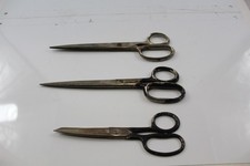 Collect Vintage Scissor Lot of 3 2 - 9" Shears and 1 - 7" General