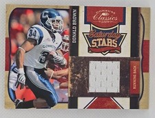 2009 Donruss Classics Saturday Stars Jerseys 29/150 Donald Brown Rookie RC