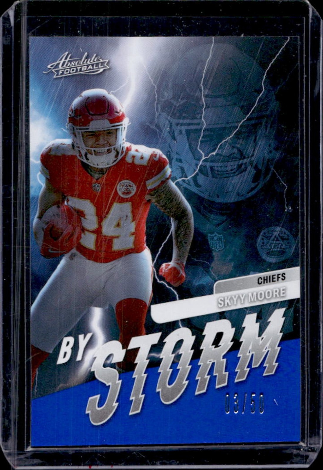 Skyy Moore Panini Absolute By Storm #BST16 Blue Spectrum