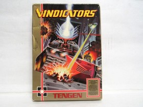 VINDICATORS - Cart and Box  by TENGEN NES Nintendo