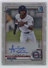 2020 Bowman Draft Chrome Picks Refractor /499 Alerick Soularie #CDA-ASO Auto 0w7