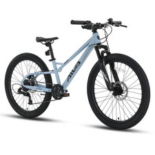 Bicicleta de montaña AIVA 24 pulgadas bicicleta de 7 velocidades bicicleta de ciudad rígida con amortiguación MTB