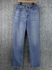 Levis Premium 70s High Slim Straight Jeans Womens 30x31 Medium Wash Denim EUC
