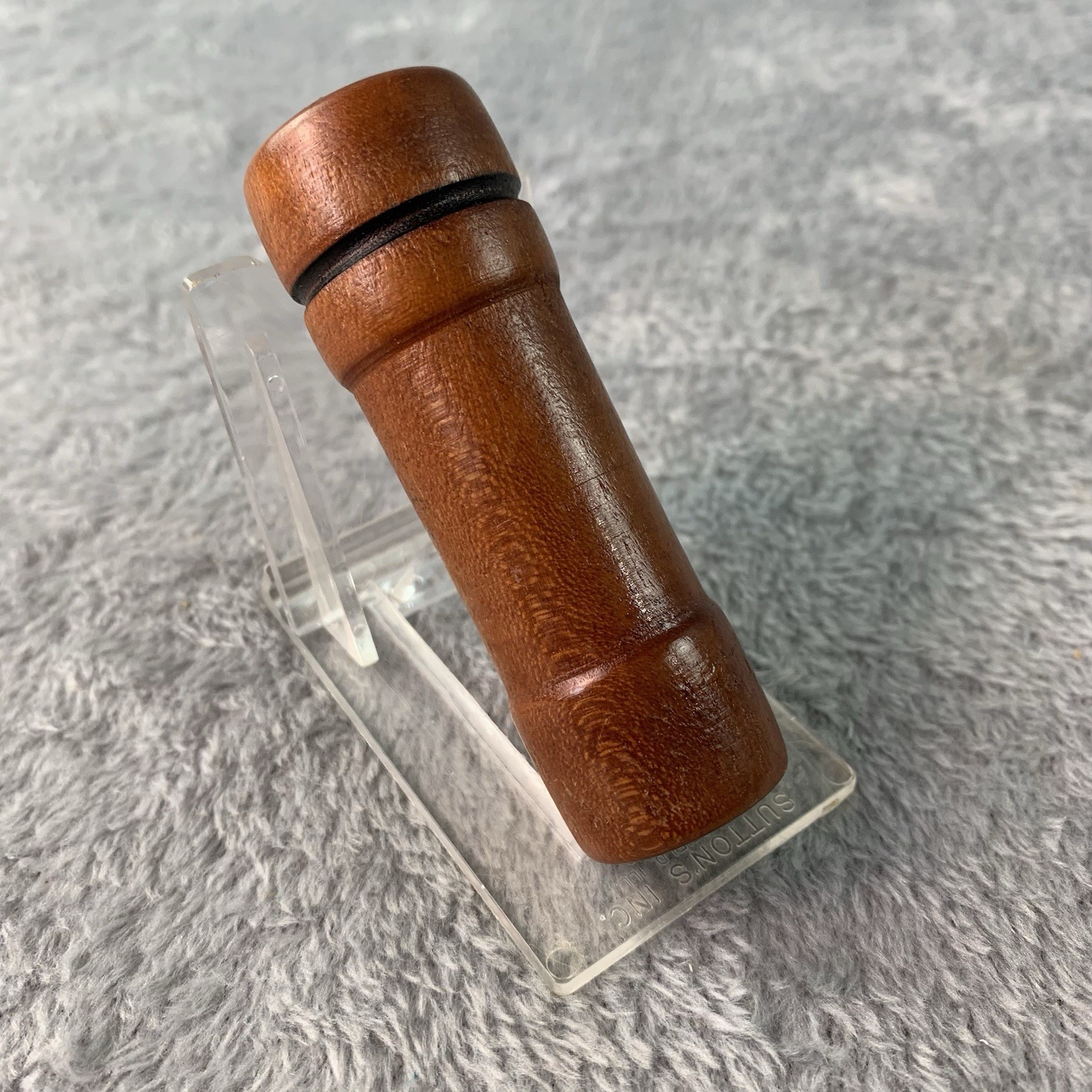 Vtg Wooden Quail Call Whistle Unmarked 3" Hunting Upland Game Birds