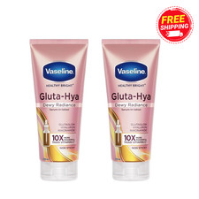 2x 200ml Vaseline Gluta Hya Serum Lotion Moisturizer with GlutaGlow Technology