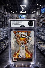 Stephen Curry Bomb Squad #4 2022 Donruss Sigma 10 GEM MINT Warriors Insert psa