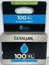 Lexmark Printer Ink Cartridge 100 XL Series Cyan NEW IN BOX
