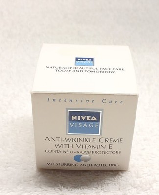 Nivea Visage Anti-Wrinkle Creme With Vitamin E Moisturising And Protecting