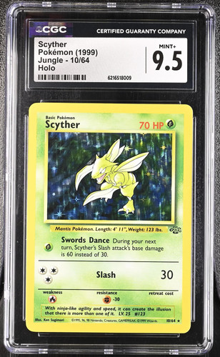 Scyther (Unlimited) graded CGC 9.5 for sale on eBay