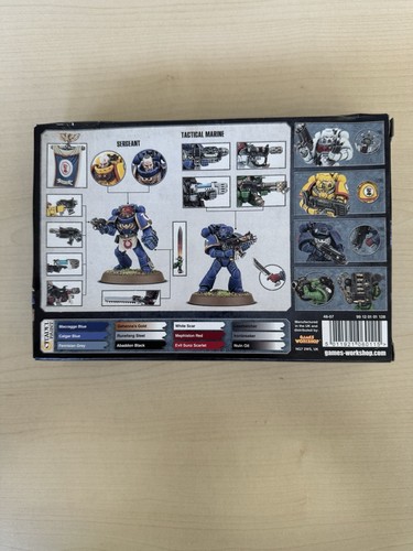 Tactical Squad Space Marines Warhammer 40k New Games 48-07 Adeptus Astartes Gw - Imagen 3 de 4