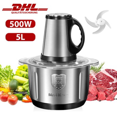 Mahlzeit Edelstahl Fleischwolf elektrisch Wurstfüller Wurstmaschine Meat Grinder