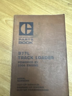 CAT Caterpillar 977L Track Crawler Loader Parts Manual Book 