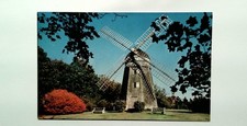 Historic Long Island Old Windmill Bridgehampton Photochrome Postcard