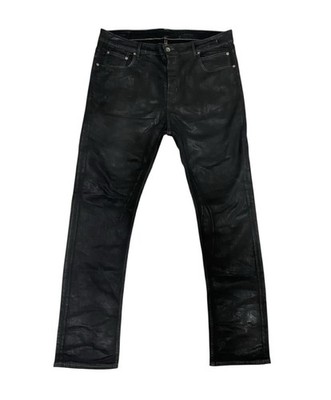 Rick Owens DRKSHDW Waxed Detroit cut Jeans 