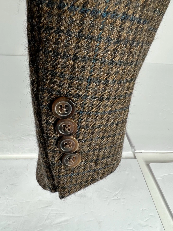 Blazer Abrigo Deportivo Traje Chaqueta DE COLECCIÓN HART SCHAFFNER MARX Para Hombres 42S Cuadros TWEED Foto 3 de 4