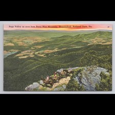 Vintage Postcard Shenandoah National Park Virginia Unposted Scenic View Historic