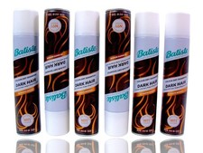  Lot of 6 Batiste Dry Shampoo for Dark Hair Color 6.76 oz. No White Residue New
