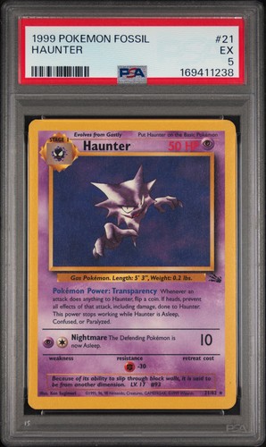 Haunter (Unlimited) graded PSA 5 for sale on eBay
