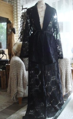 ein Traum Anzug Spitze Floral Jacke Hose  Gürtel Gr 40 inkl. Vers. Italy